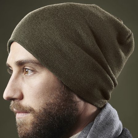 Kent Olijfgroene Kane Beanie voor mannen - Beanie mutsen