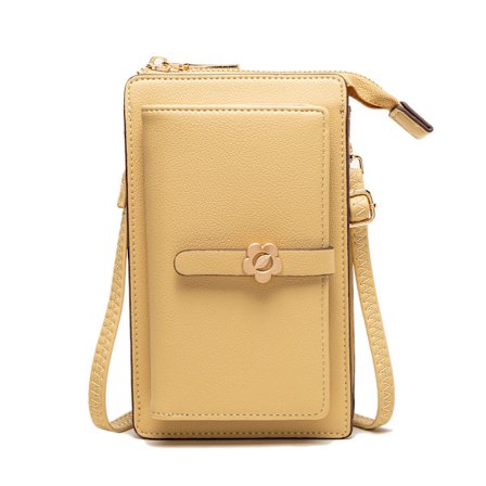 Mobiltelefon skuldertaske pung til kvinder skulder mobiltelefon taske RFID beskyttelse lille håndtaske