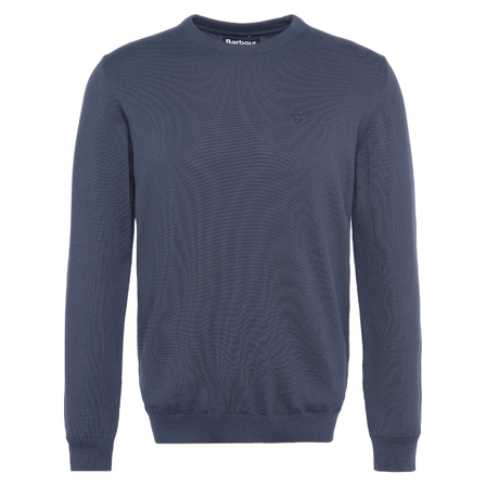 Barbour Pima Cotton Crew Navy