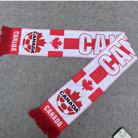 2022 VM Frankrike Tyskland Canada Sverige fans skjerf suvenir g