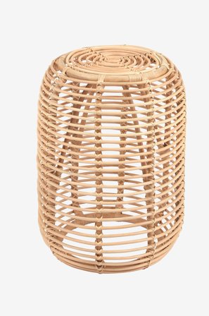 Kave Home - Sidobord Kohana, Ø 45 cm - Flerfärgad - Småbord - Från Homeroom