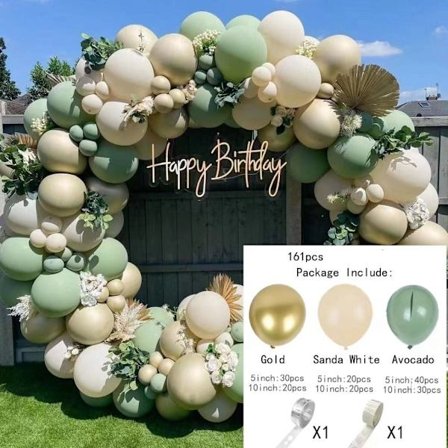Balloon Arch Kit Sage Green Balloons Garland Kit STYLE 4 STYLE 4