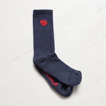 Fjällräven Wool Sock in Navy | Size: Large, Ull