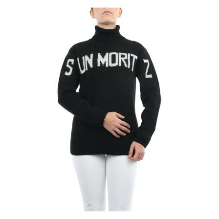 MC2 Saint Barth Hu00003-Smst00 High Neck sweater Sort, Dame