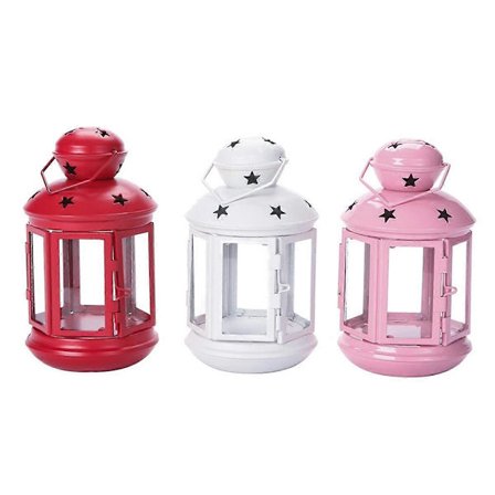 Ljusstake Europeisk Ljusstake Smidesjärn Lykta Ljuskrona Ljusstake Retro Hem Sovrum Dekoration