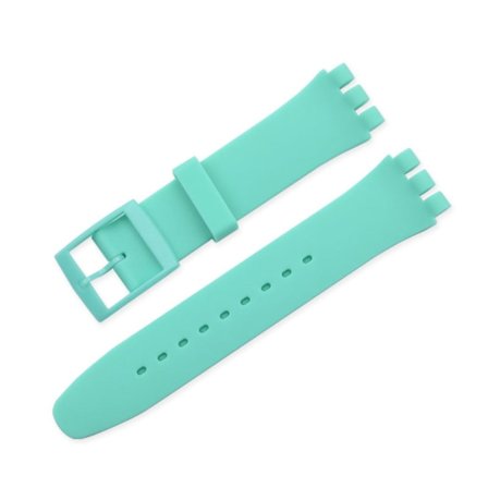 16 mm universal klockarmband i silikon - Cyan
