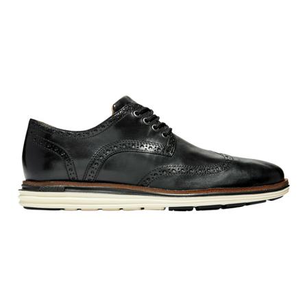 Cole Haan ØriginalGrand Lux Wingtip Oxford Schoenen , Zwart , Heren , Maat: 42 EU