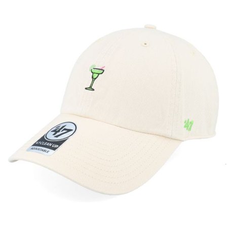 47 Brand - Beige unconstructed Keps - Icon Base Runner Icon 47 Clean Up Natural Dad Cap @ Hatstore