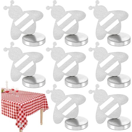 8 Pakkaa Ulkokalusteiden Pöytäliinoja (Mehiläiset), Raskaat Magneettiset Ruostumattomat