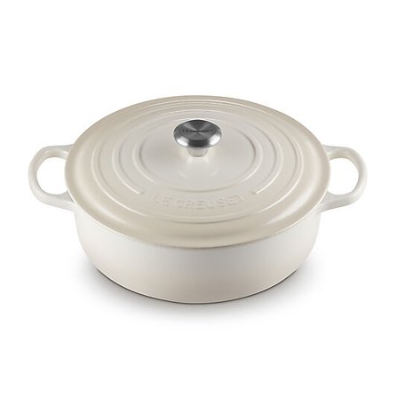 LE CREUSET Signature støpejern risottogryte 30cm Meringue