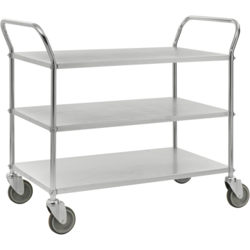 Lätt Hyllvagn 3 Plan Bromsad