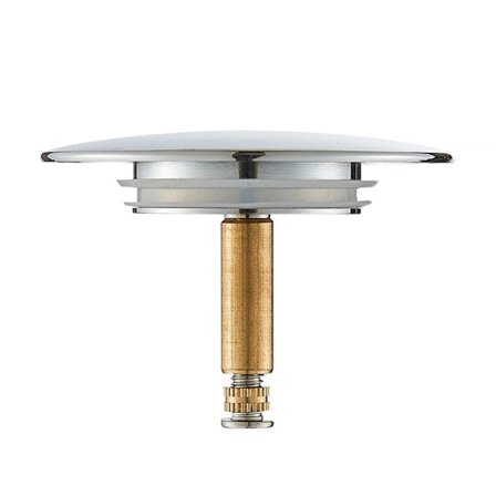 Badekar dreneringsarmaturer vannforseglingsplugg manuell løftevask plugg erstatning 43 mm, sølv