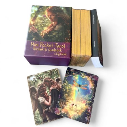 Mini Pocket Tarot- Kortlek & guidebok (Svenska)