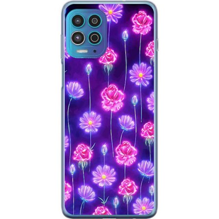 Yhteensopiva Puhelinkuori Motorola Moto G100 Bloom Reverie Electric Petals