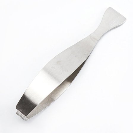 Keittiöpihdit, pihdit, kala, ruostumaton teräs 13cm, kaareva