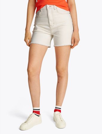 Tommy Jeans Mom Short Bi8194 - White - 29