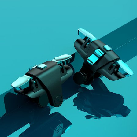 1 par PUBG Mobile Game Controller Trigger, Mobiltelefonkontroll