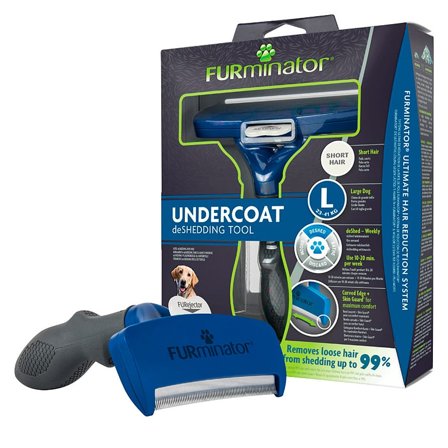 FURminator Deshedding Børste Til Store Hunde Kort Pels, Tøj & Bolig, Tilbehør Til Kæledyr, Hundebørster