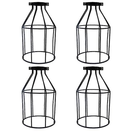 4 st Retro Design Lampskärm Liten Bur Lampskärm Vägglampa Tillbehör