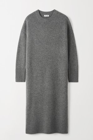 Soft Goat - Oversize Dress - Cashmere dress - M - Grey