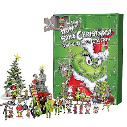 Julekalender Figur Grinch 2024 24 Dages Legetøjsfigurer[HK]