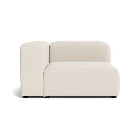 Milo chaiselong, venstrevendt - Loop Creme - 130x130x72 - Sofa, chaiselong