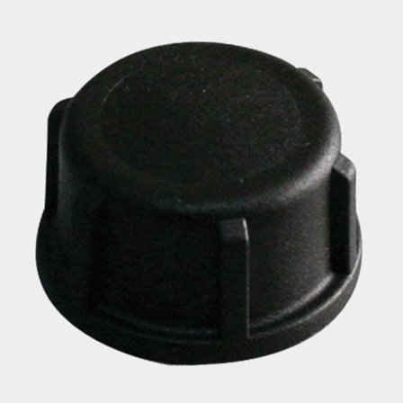 Plastlock svart 1/2" gänga