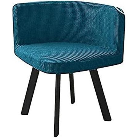 Blå Skandinavisk Sammet Stol Överdrag 1 Stycken Vit Kontor Fåtölj Stol Överdrag Stretch Ryggstöd Stol Överdrag Matsal, för Hem