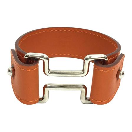 Hermès Vintage, Pre-owned Bracelet Bruin, Dames, Maat:ONE Size,leer