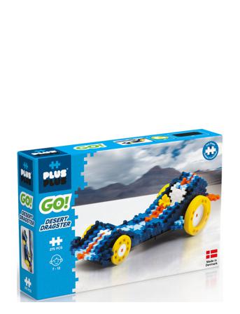 Plus-Plus Go! Dragster Patterned Plus-Plus