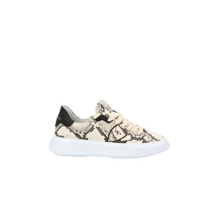 Philippe Model Temple Python leather sneakers Hvid, Dame, Størrelse: 36 EU