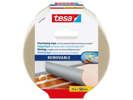 TESA Mattejp 55735 avtagbar 50mmx25m - Lyreco - Emballage och lagerutrustning - Packtejper - Dubbelhäftande tejp