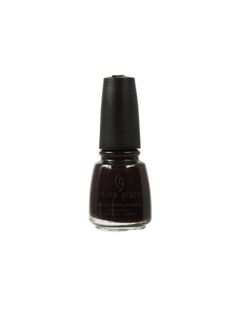 China Glaze Nail Lacquer - Black - 14 ml