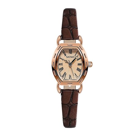 Lille Vinfad Ur Kvinders Bælte Temperament Lille Kvadratisk Ur Kvartsbevægelse Kvinders Ur