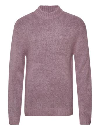 Rrdustin Knit Strikkegenser M. Rund Krage Lilla Redefined Rebel