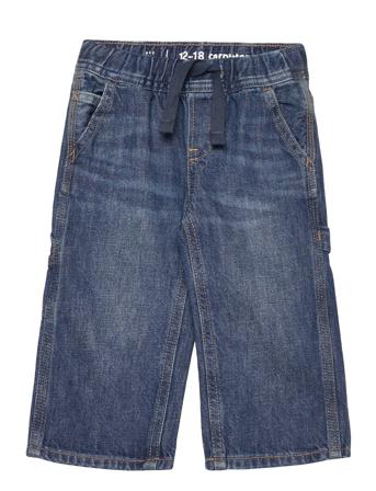 Toddler Pull-On Denim Carpenter Pants With Washwell Blue GAP