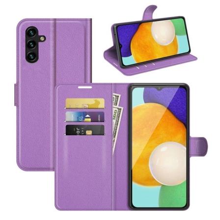 Classic Samsung Galaxy A13 5G Flip Suojakotelo - Violetti Purple