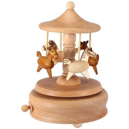 Klassisk Musikboks Musikbokse Kunstværk Træ Vintage Musik B