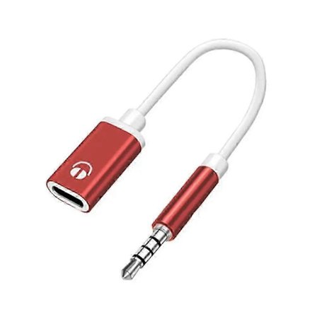 1 kpl 3,5 mm:n uros - Type-C naaras kuulokeliitäntä Aux-kaapelin muunnin Type-C - 3,5 mm:n liitinmuunnin Kuulokkeiden äänisovitin kaapeli