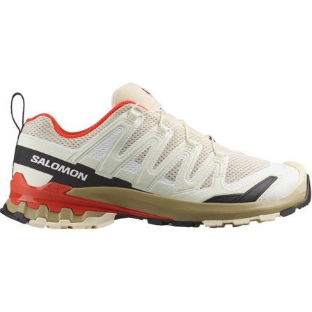 Salomon - Trailrunning-Schuhe Herren Xa Pro 3d V9 - Almond Milk / Gray Green / Cherry Tomato - 43⅓