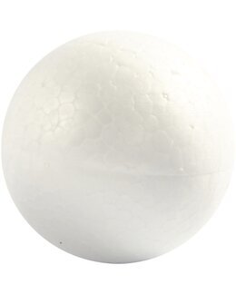 Styroporkugler 70 mm Ø 5-pak Hvid/beige - Creativ Company