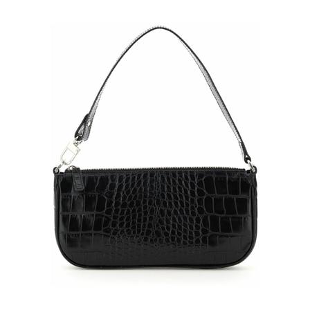 By FAR Crocodile print rachel Taske Sort, Dame Håndtasker, Størrelse: ONE Size