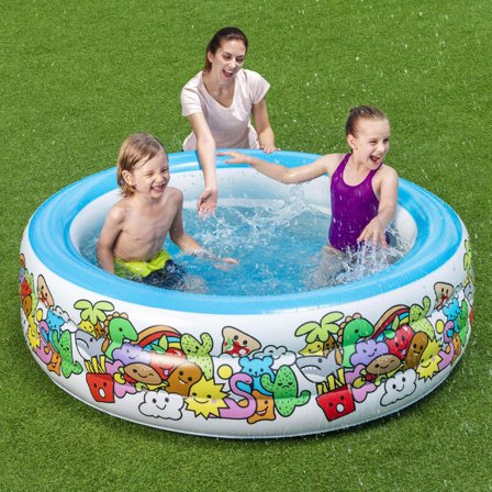 Oppblåsbart Barnebasseng Figurer Lite