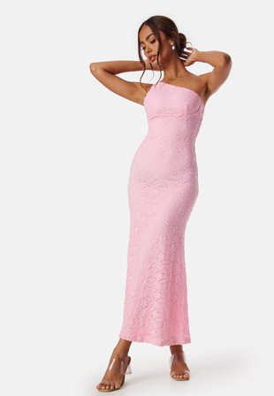 Bardot Albie Knit Maxi Dress Candy Pink Vaatteet