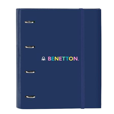 Ringpärm Benetton Cool Marinblå 27 x 32 x 3.5 cm