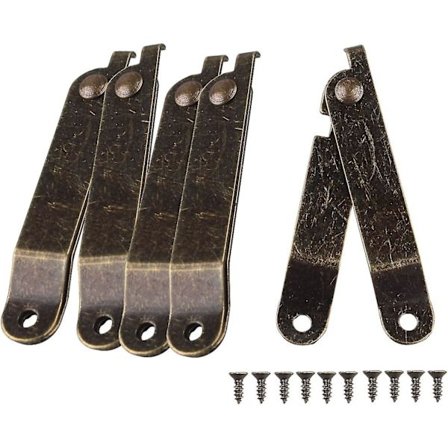 Sett med 5 roterende sammenleggbare bagasjelokkhengsler, 67 x 11 mm