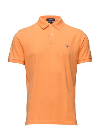 Original Pique Ss Rugger Polos Short-sleeved Orange GANT