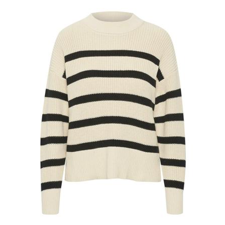Part Two, Retapw Pullover Wit, Dames, Maat:XL,Katoen,strepen