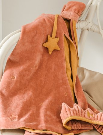 Fabelab Dress-Up - Cape And Tiara - Pink - 3-5Y