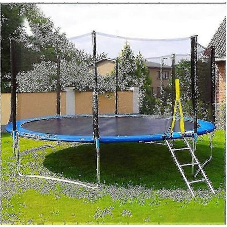 8 fot Trampolin Säkerhetsnät För Utomhus Barn Nylon Skyddsnät Trampolin Stängsel Tillbehör Skyddsnät Seine Trampolin Skyddsnät Fri S